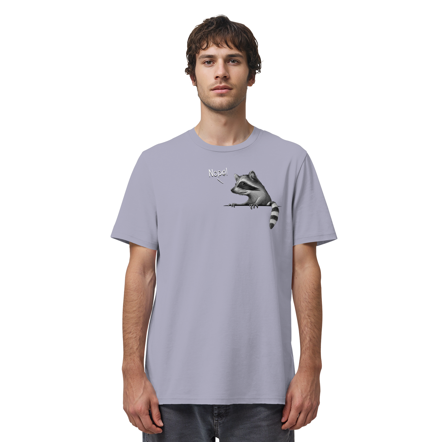 Nope! Frecher verwegener Waschbär - Organic Shirt