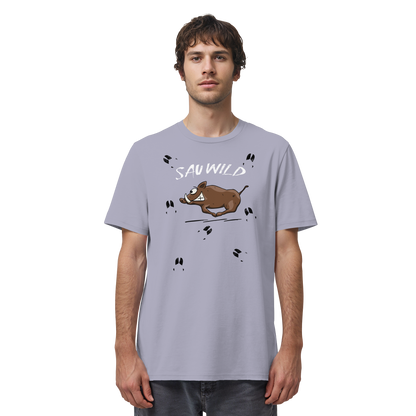 Sauwild wilde Sau | Wildschwein Keiler - Organic Shirt
