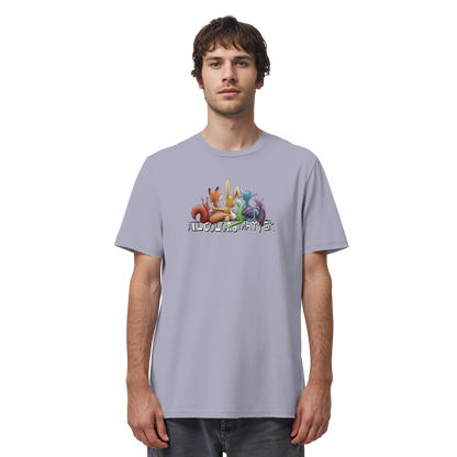 All Colors Matter! Regenbogen Tiere für Vielfalt - Organic Shirt