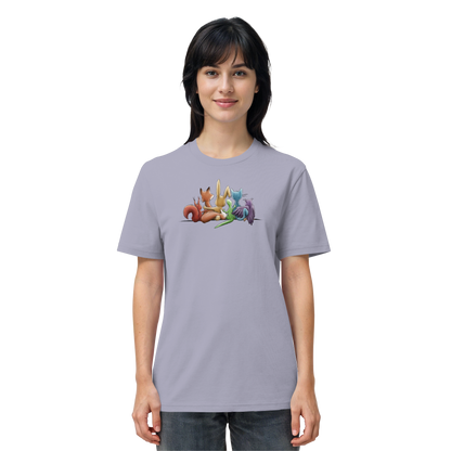 Regenbogen Tiere für Freundschaft, Toleranz und Vielfalt - Organic Shirt