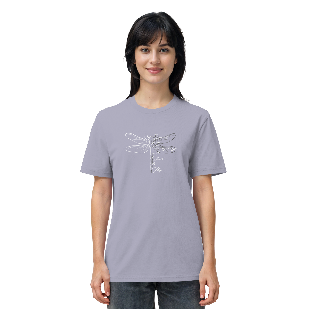 Breite die Flügel aus und flieg los | Libelle - Organic Shirt