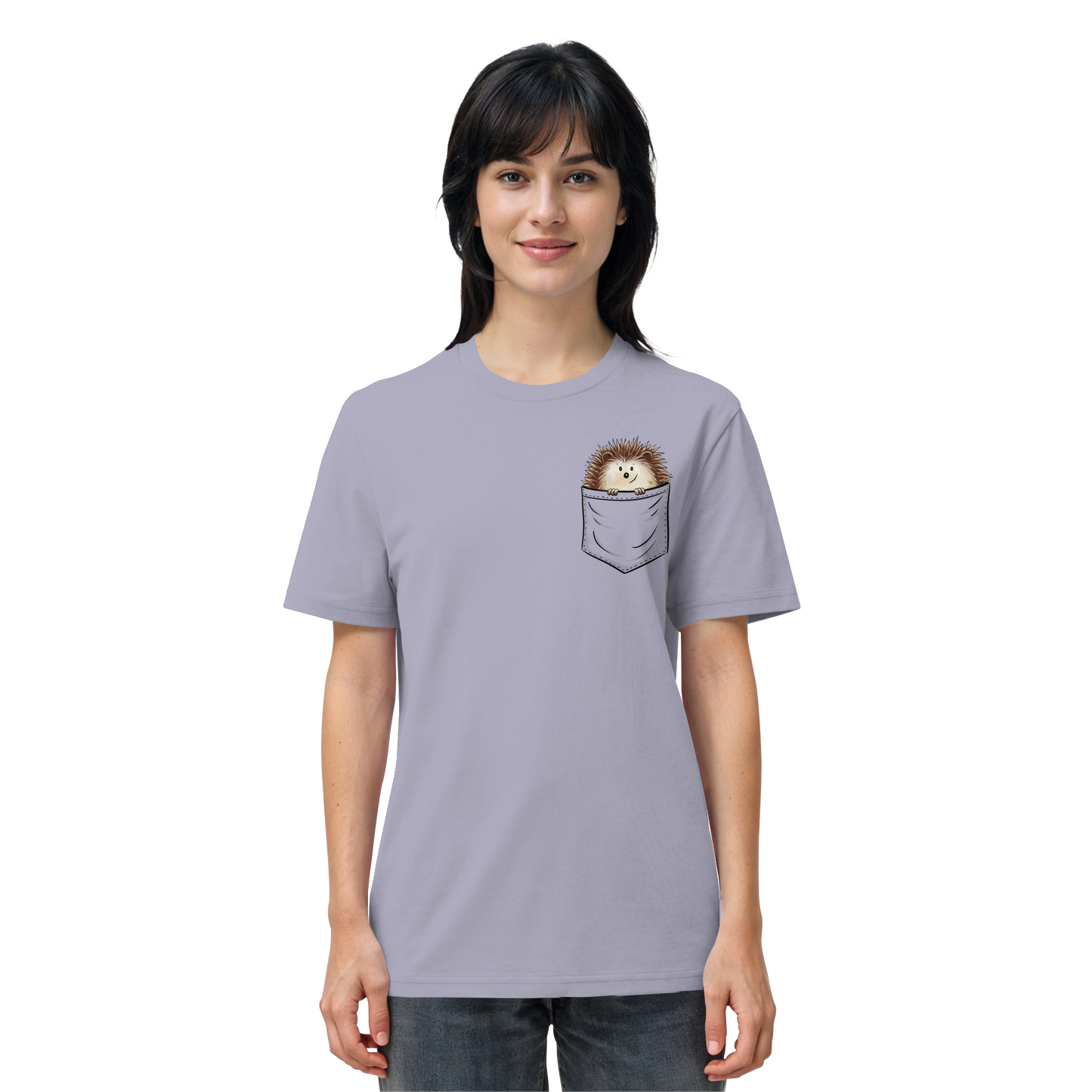 Lustiger Igel in Deiner Brust-Tasche - Organic Shirt