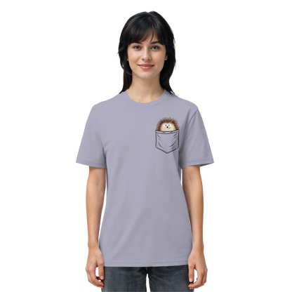 Lustiger Igel in Deiner Brust-Tasche - Organic Shirt