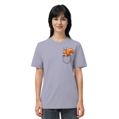 Lässiges Eichhörnchen In Tasche - Organic Shirt