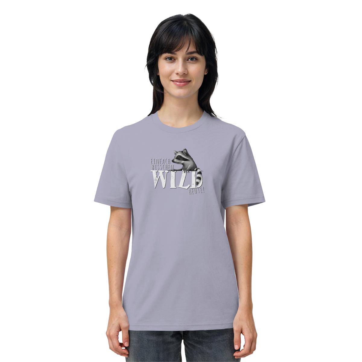 Bisschen wild heute! Waschbär - Organic Shirt