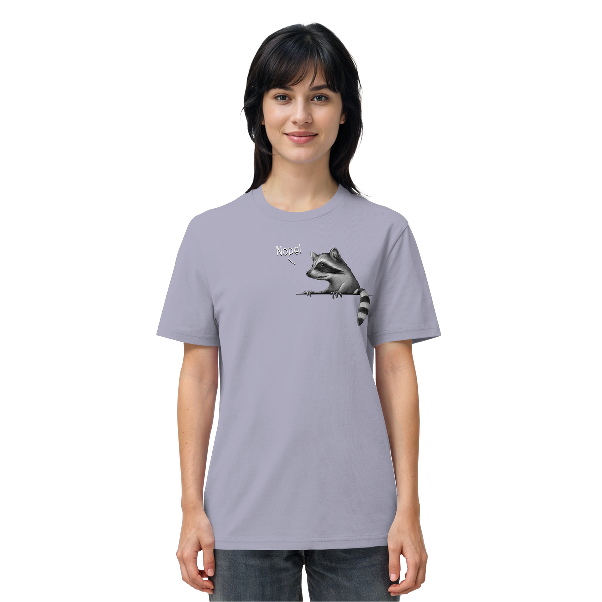Nope! Frecher verwegener Waschbär - Organic Shirt