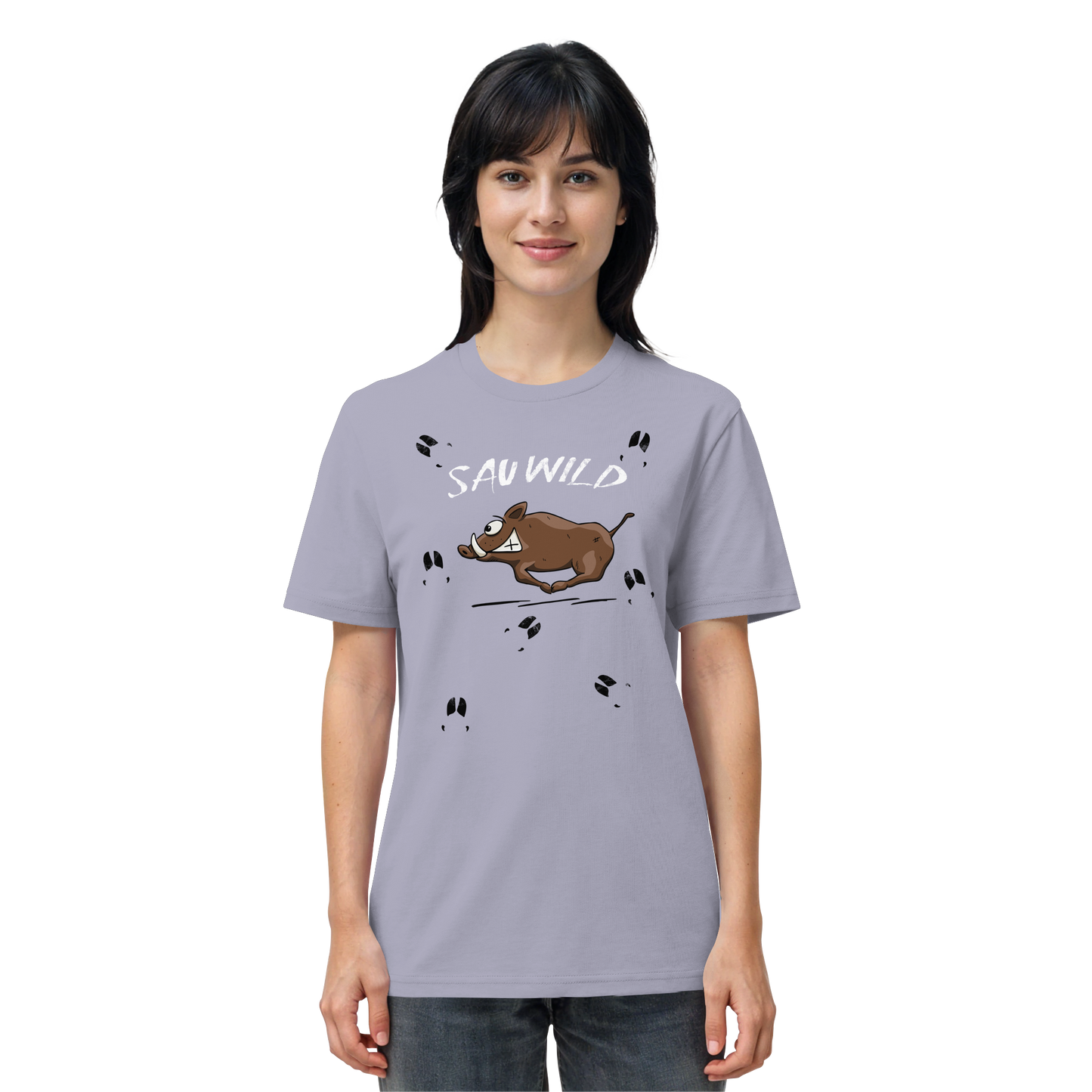 Sauwild wilde Sau | Wildschwein Keiler - Organic Shirt