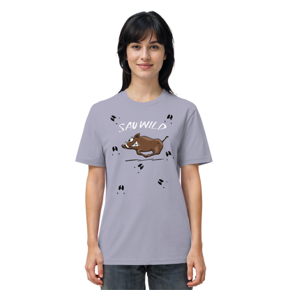 Sauwild wilde Sau | Wildschwein Keiler - Organic Shirt