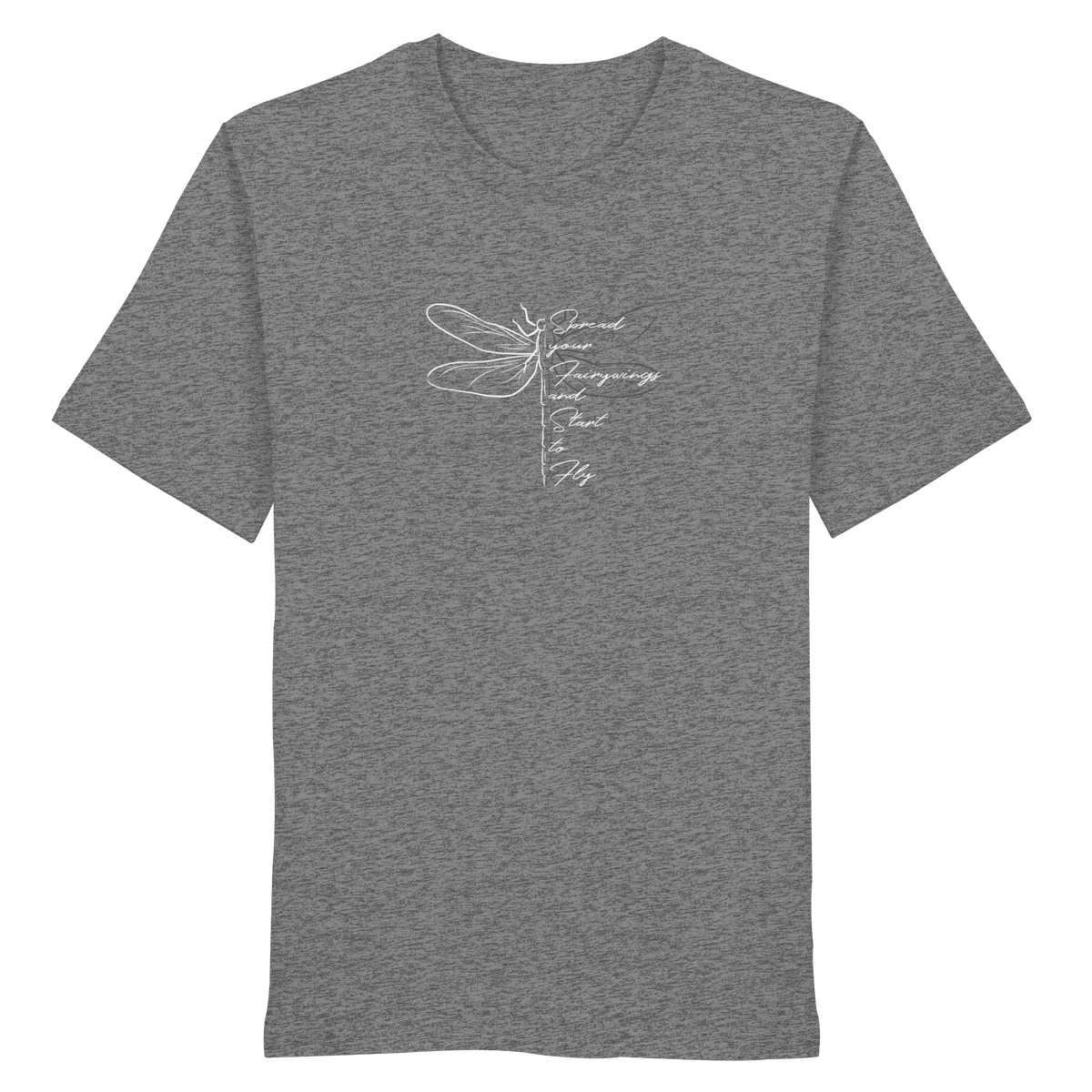 Breite die Flügel aus und flieg los | Libelle - Organic Shirt