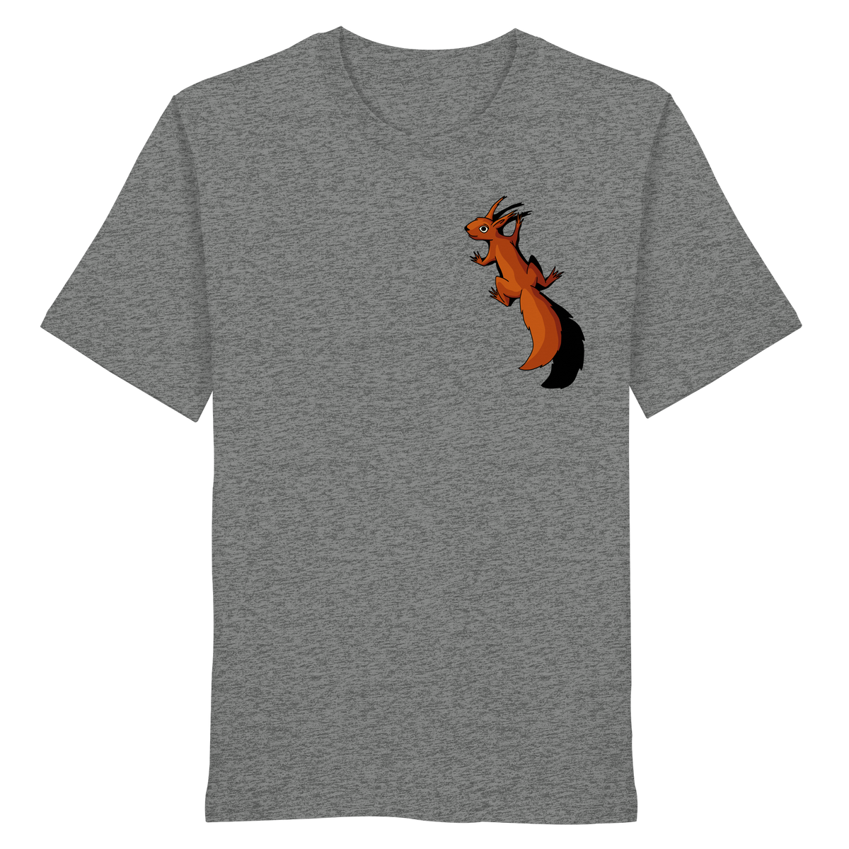 Süßes Eichhörnchen klettert - Organic Shirt