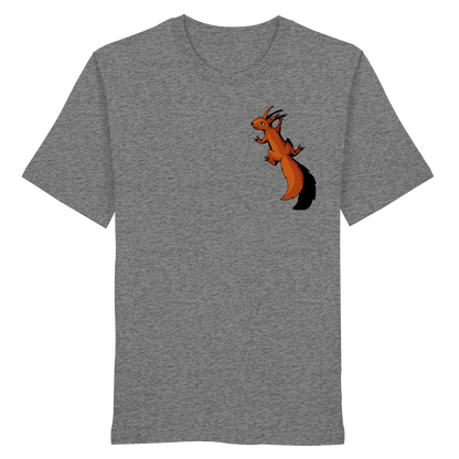 Süßes Eichhörnchen klettert - Organic Shirt