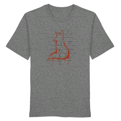 Street Art Fuchs Silhouette - Organic Shirt