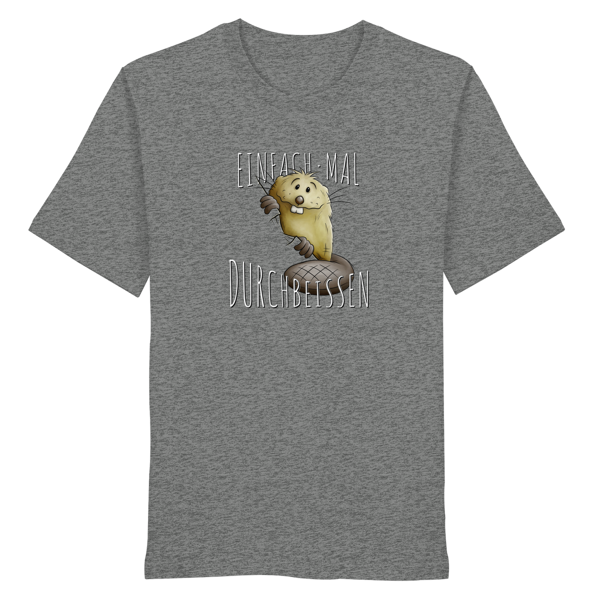 Einfach mal Durchbeissen Biber - Organic Shirt