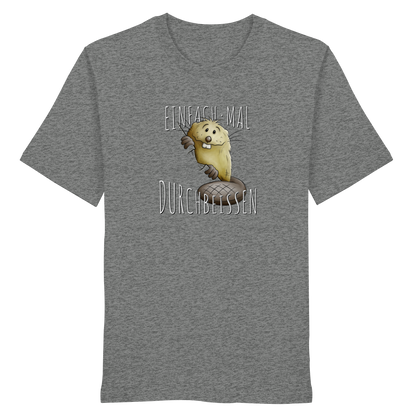 Einfach mal Durchbeissen Biber - Organic Shirt