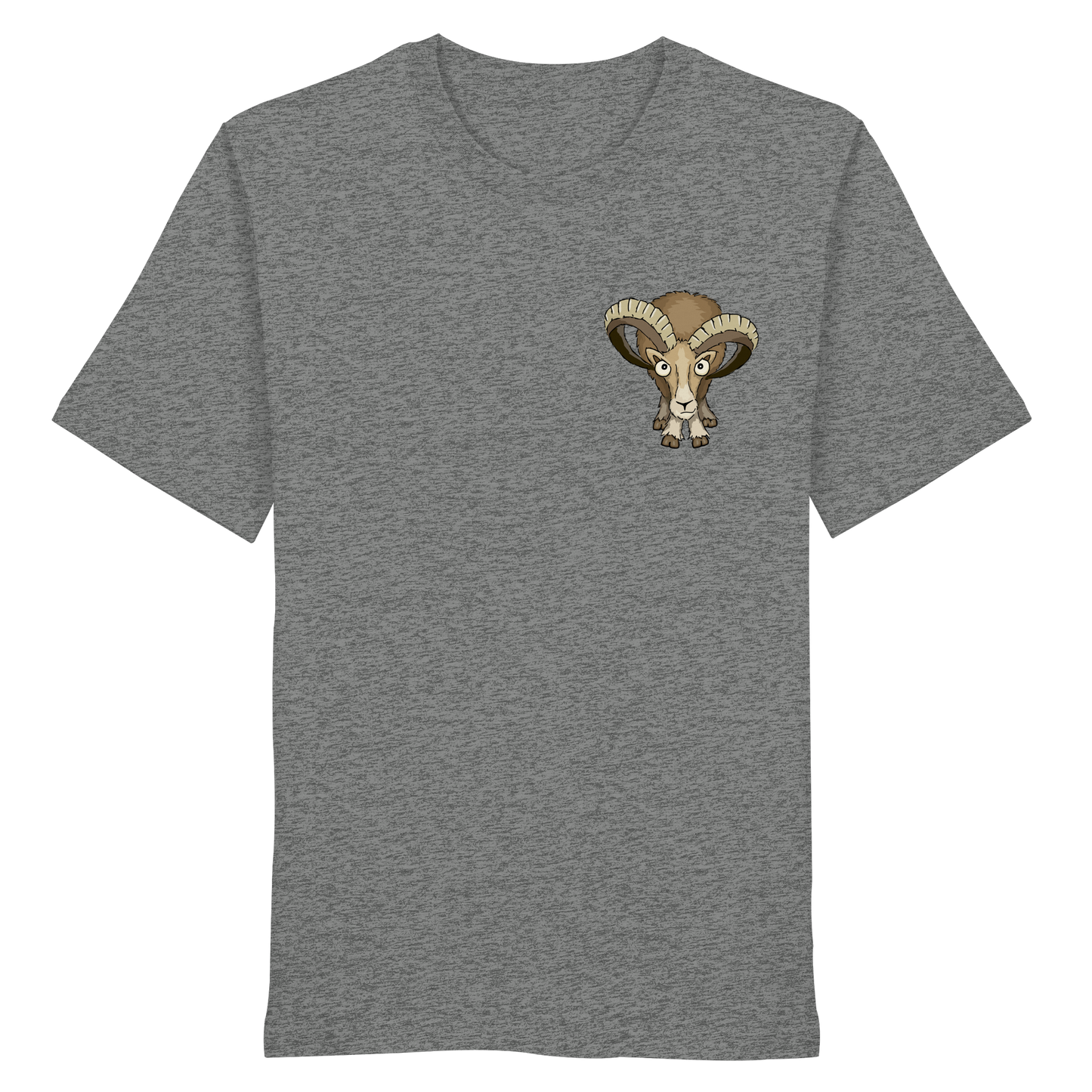Bockiges Mufflon Widder Schafbock - Organic Shirt