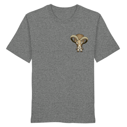 Bockiges Mufflon Widder Schafbock - Organic Shirt