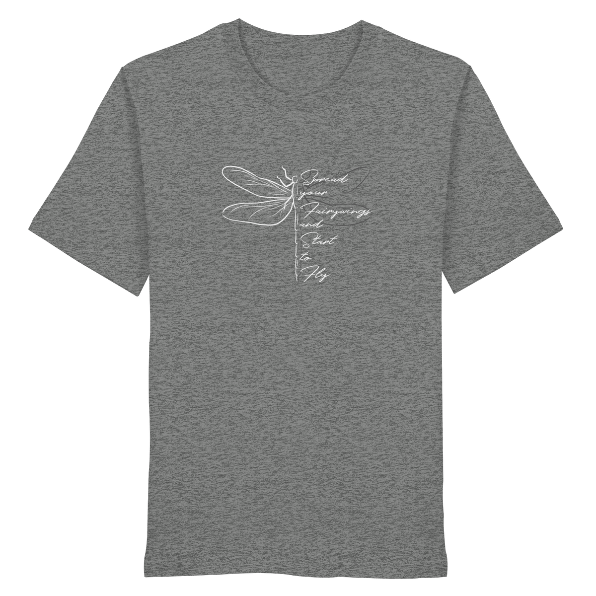 Breite die Flügel aus und flieg los | Libelle - Organic Shirt