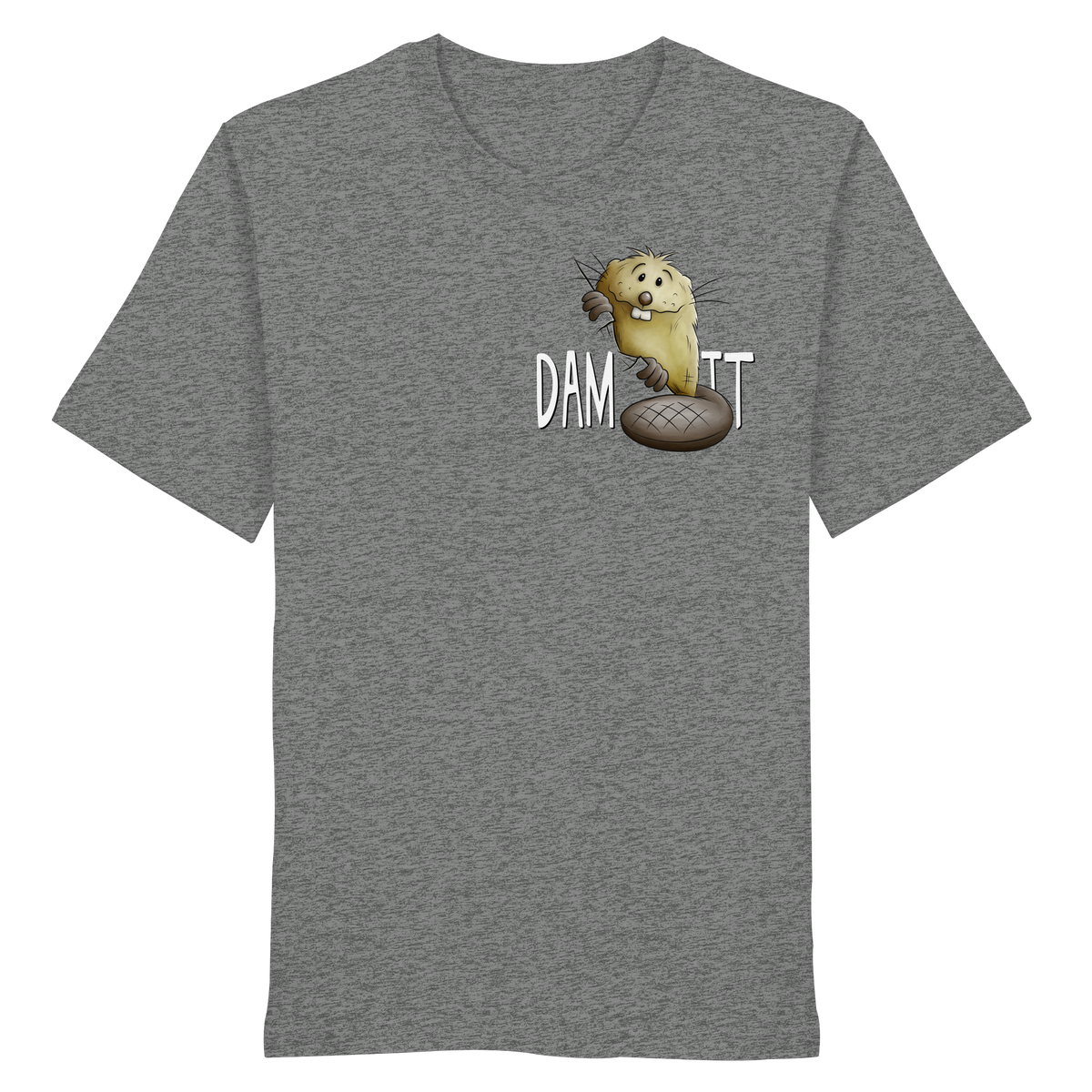 Dam It Verdammt Lustiger Biber - Organic Shirt