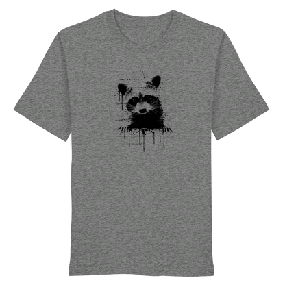 Funky Street Art Waschbär - Organic Shirt