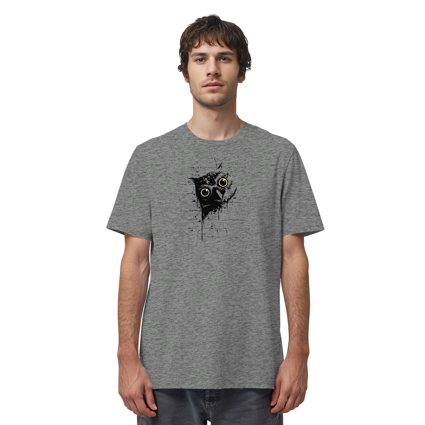 Lässige Street Art Eule - Organic Shirt