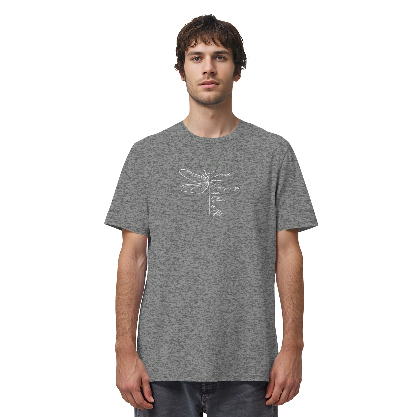 Breite die Flügel aus und flieg los | Libelle - Organic Shirt