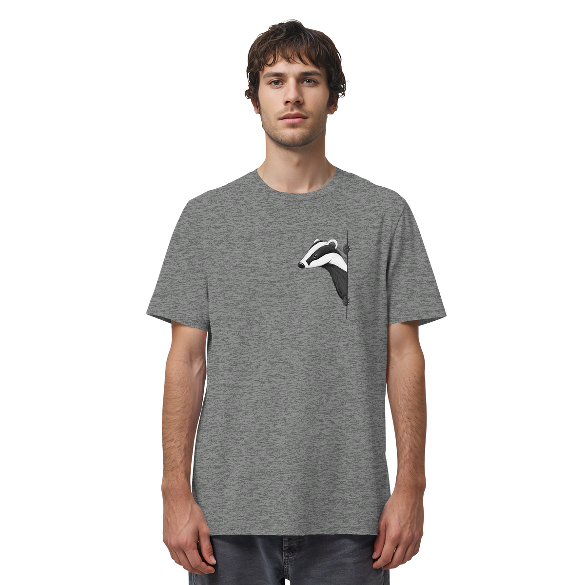 Lässiger Dachs Meister Grimbart - Organic Shirt