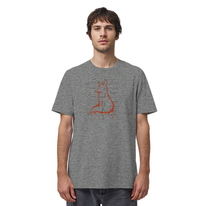Street Art Fuchs Silhouette - Organic Shirt