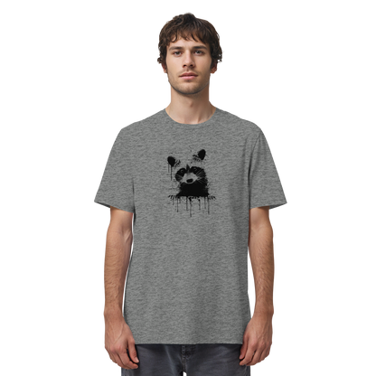 Funky Street Art Waschbär - Organic Shirt