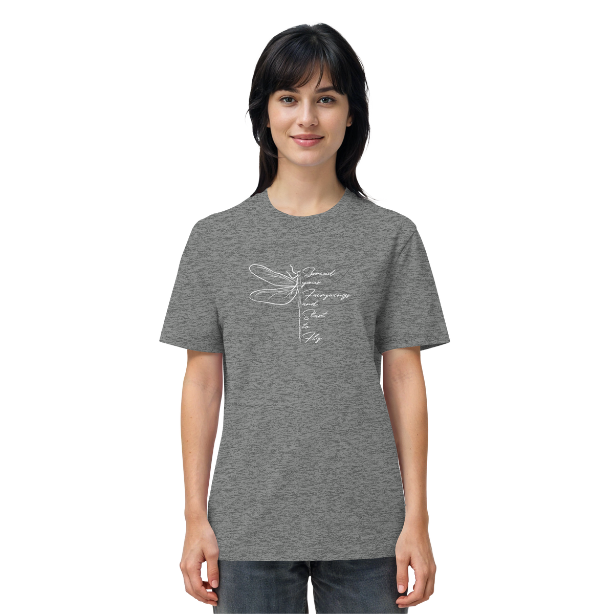 Breite die Flügel aus und flieg los | Libelle - Organic Shirt