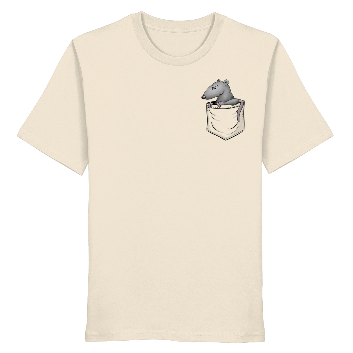Kleine Ratte in der Tasche - Organic Shirt