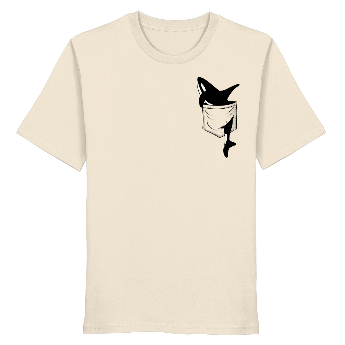 Orca In Deiner Tasche - Organic Shirt