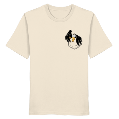 Kleiner Rabe | schwarze Krähe In Tasche - Organic Shirt