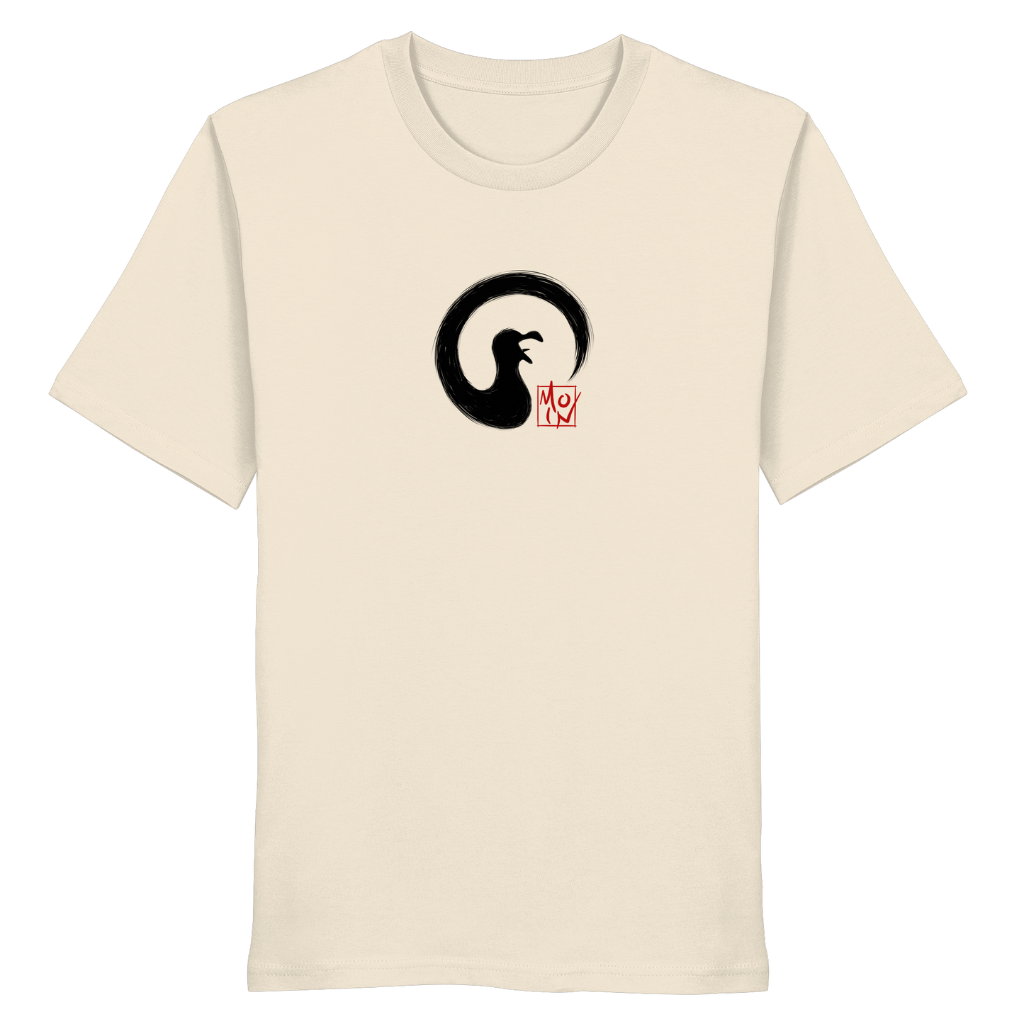 Moin kreischende japanische Enso Möwe - Organic Shirt