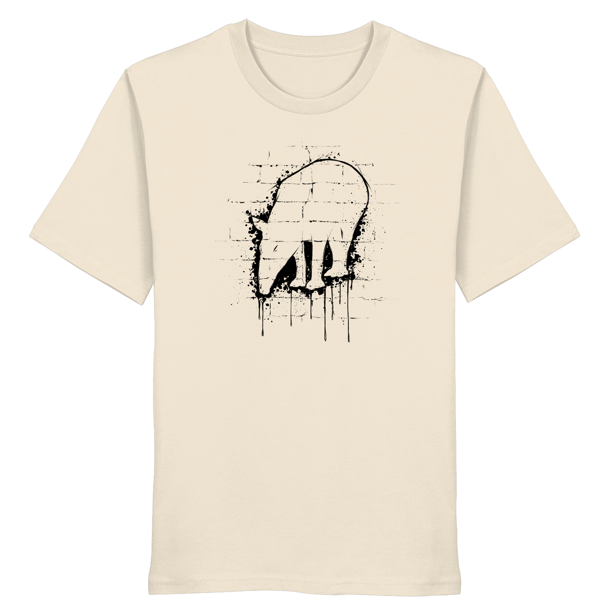Urban Street Art Tapir Silhouette - Organic Shirt