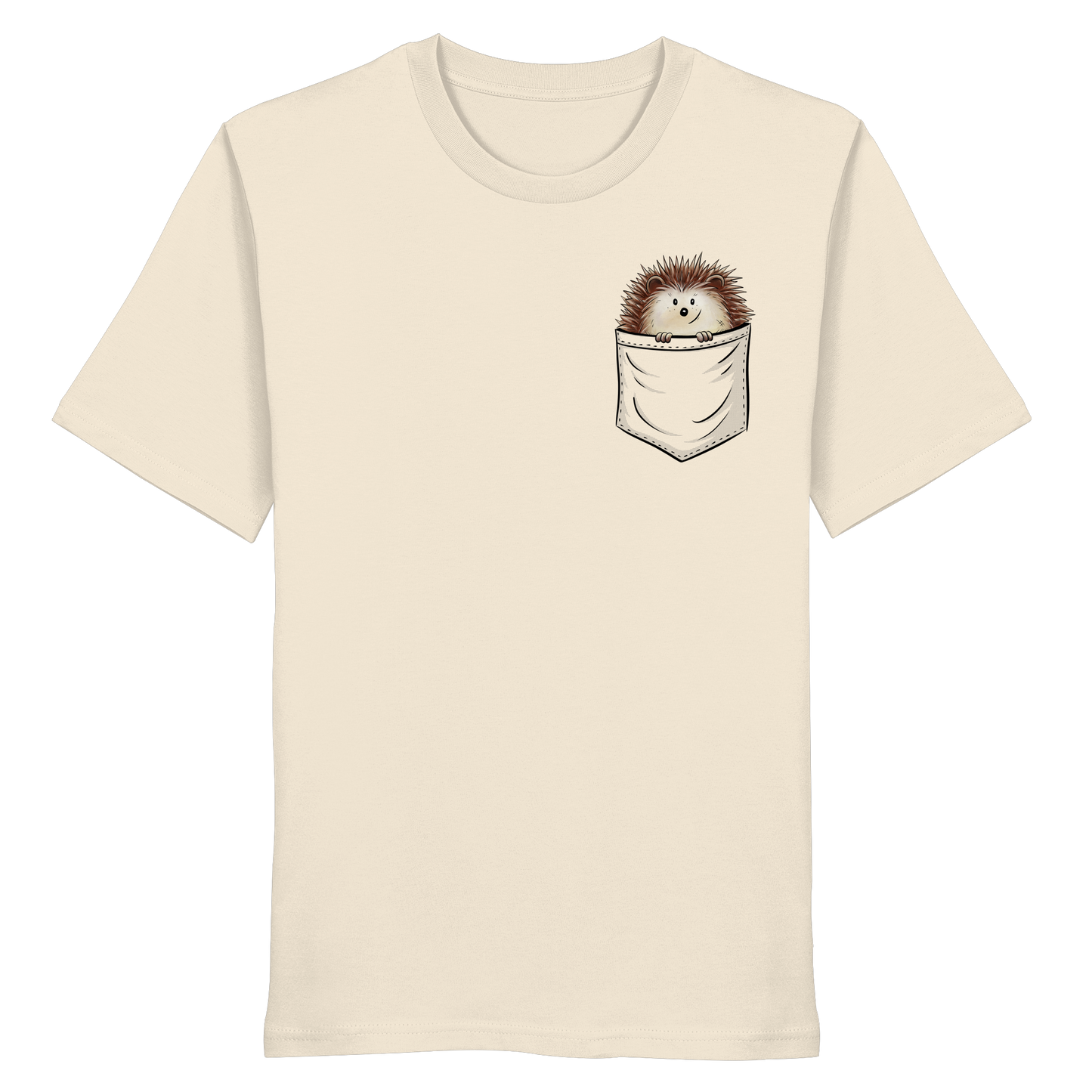 Lustiger Igel in Deiner Brust-Tasche - Organic Shirt