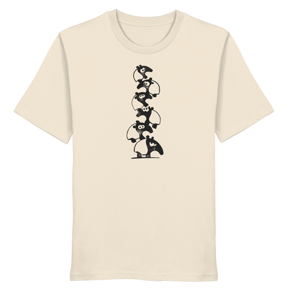 Lustiger Haufen aus Schabracken-Tapiren - Organic Shirt