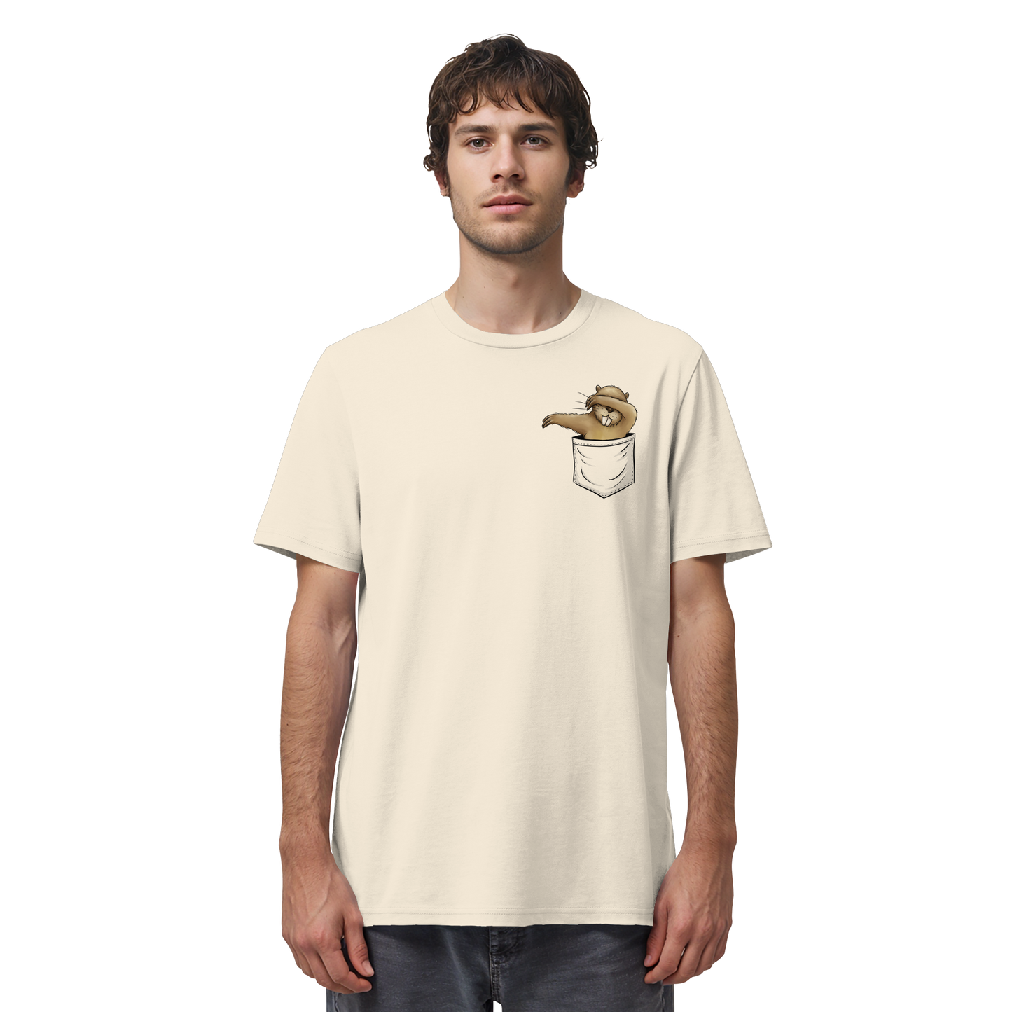 Dabbender Biber in Deiner Tasche - Organic Shirt