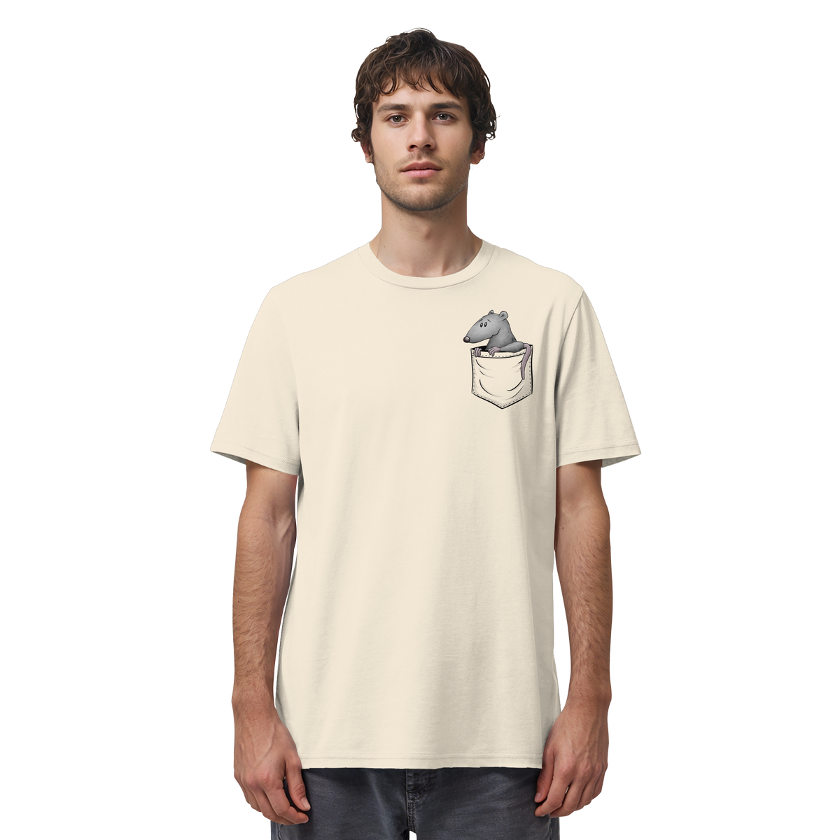 Kleine Ratte in der Tasche - Organic Shirt
