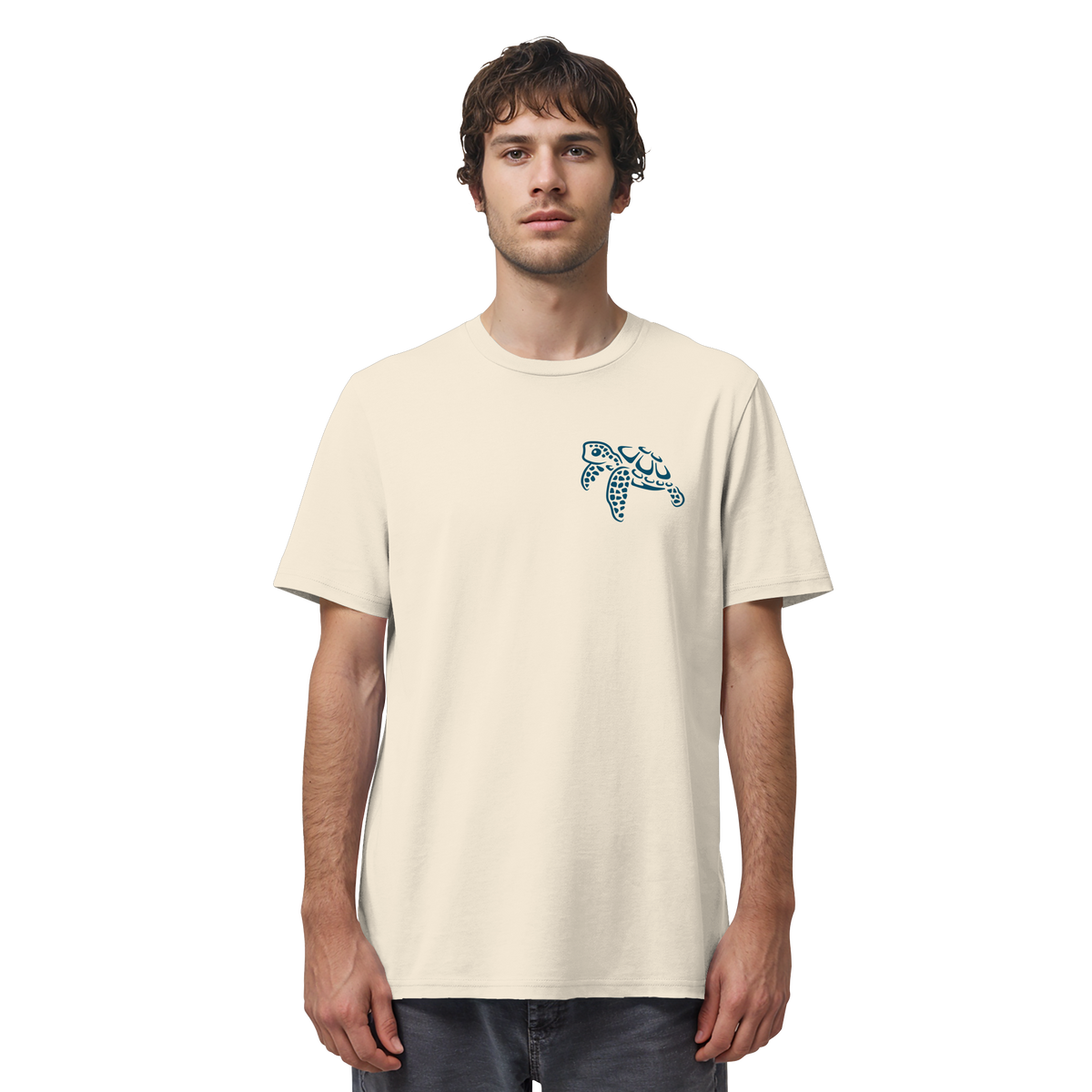 Lässig lustige Wasserschildkröte - Organic Shirt
