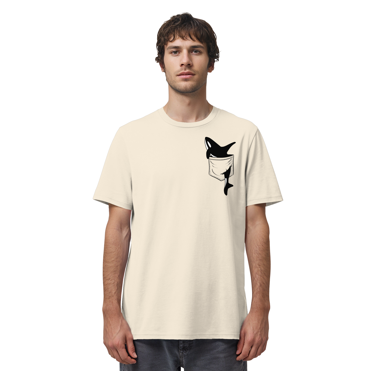Orca In Deiner Tasche - Organic Shirt