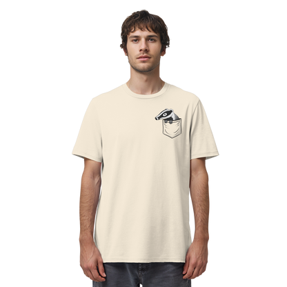 Lustig gemütlicher Dachs In der Tasche - Organic Shirt