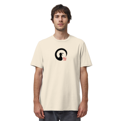 Moin kreischende japanische Enso Möwe - Organic Shirt
