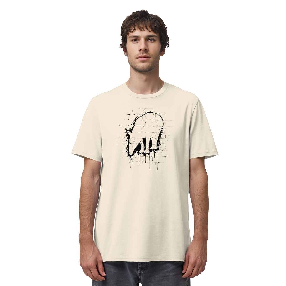 Urban Street Art Tapir Silhouette - Organic Shirt
