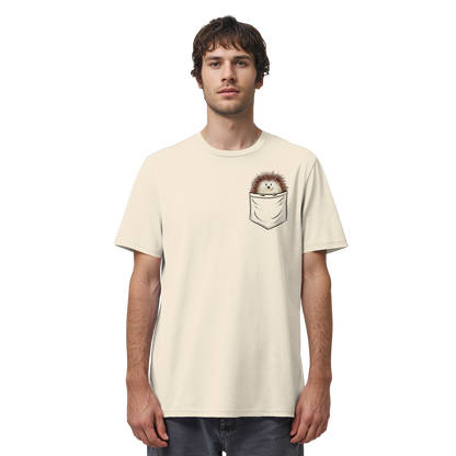 Lustiger Igel in Deiner Brust-Tasche - Organic Shirt