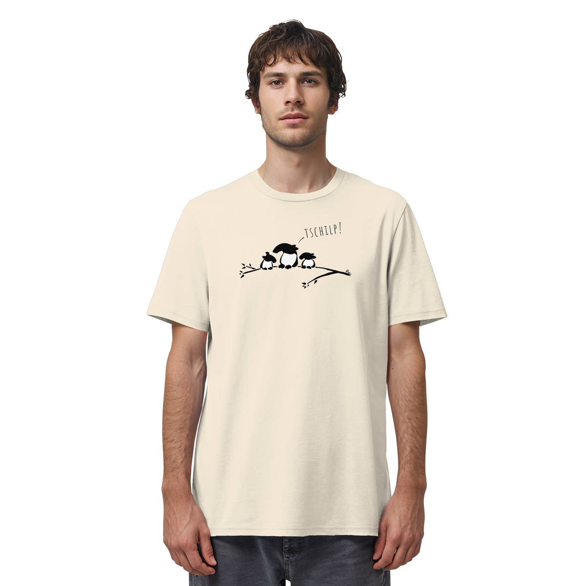 Drei kleine Tapir-Vögel - Organic Shirt