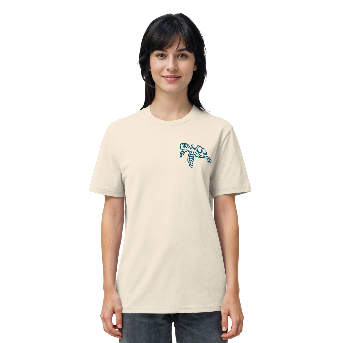 Lässig lustige Wasserschildkröte - Organic Shirt
