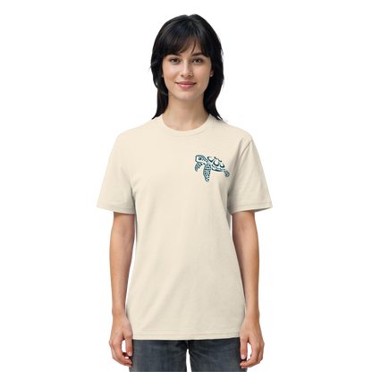 Lässig lustige Wasserschildkröte - Organic Shirt