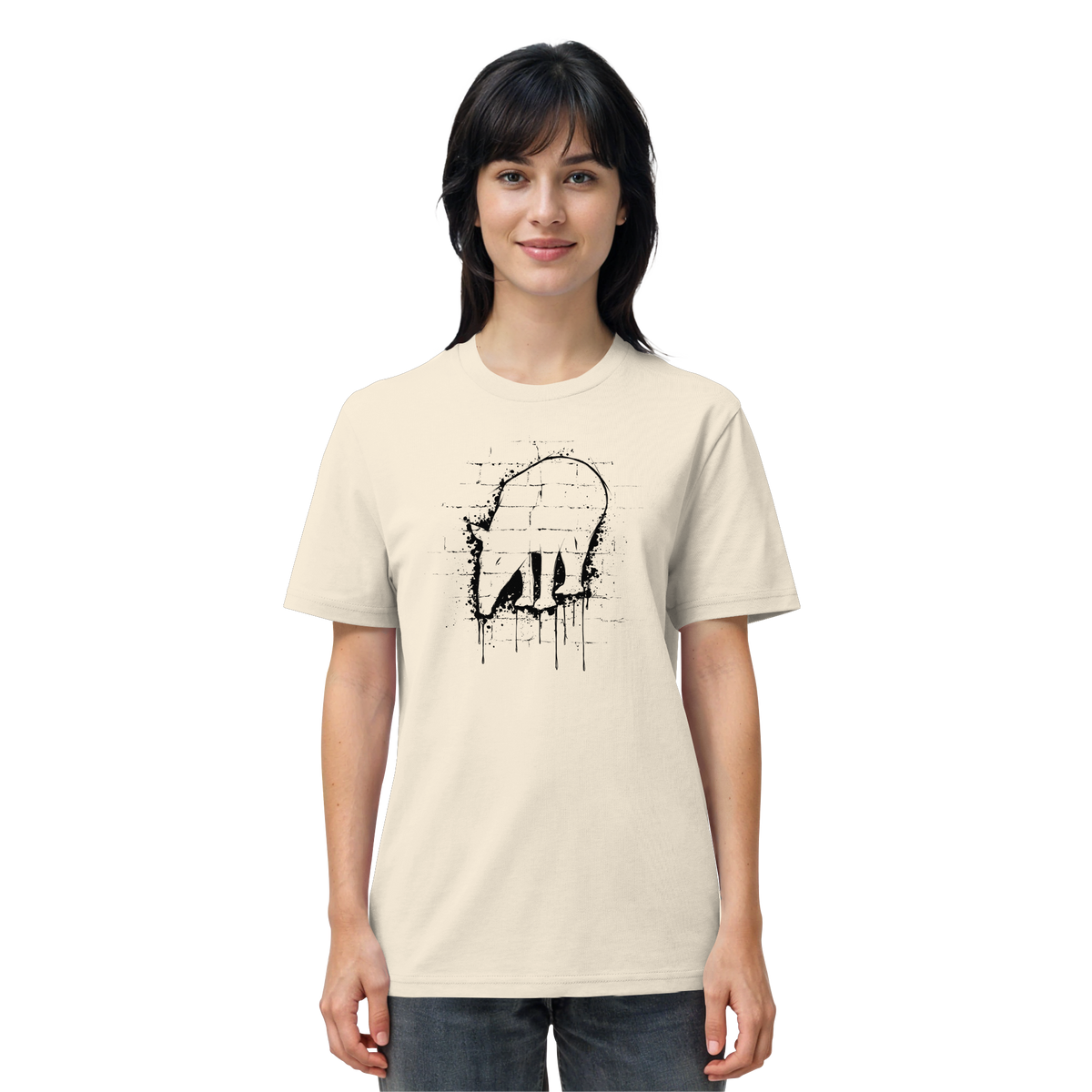 Urban Street Art Tapir Silhouette - Organic Shirt