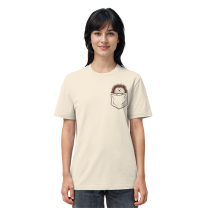 Lustiger Igel in Deiner Brust-Tasche - Organic Shirt