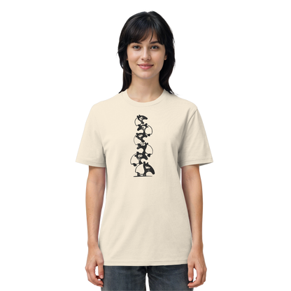 Lustiger Haufen aus Schabracken-Tapiren - Organic Shirt